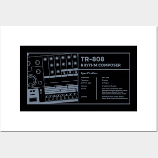 808 Drum Machine for Electronic Musician Posters and Art